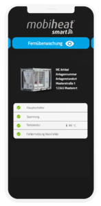Fernüberwachungs-App für mobile Kälte und Wärme